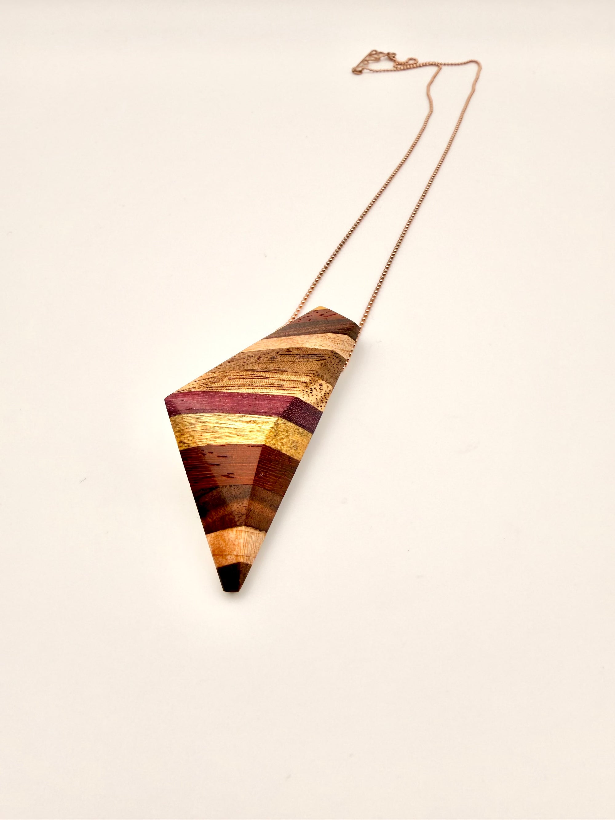 Rainbow Wood Pendant