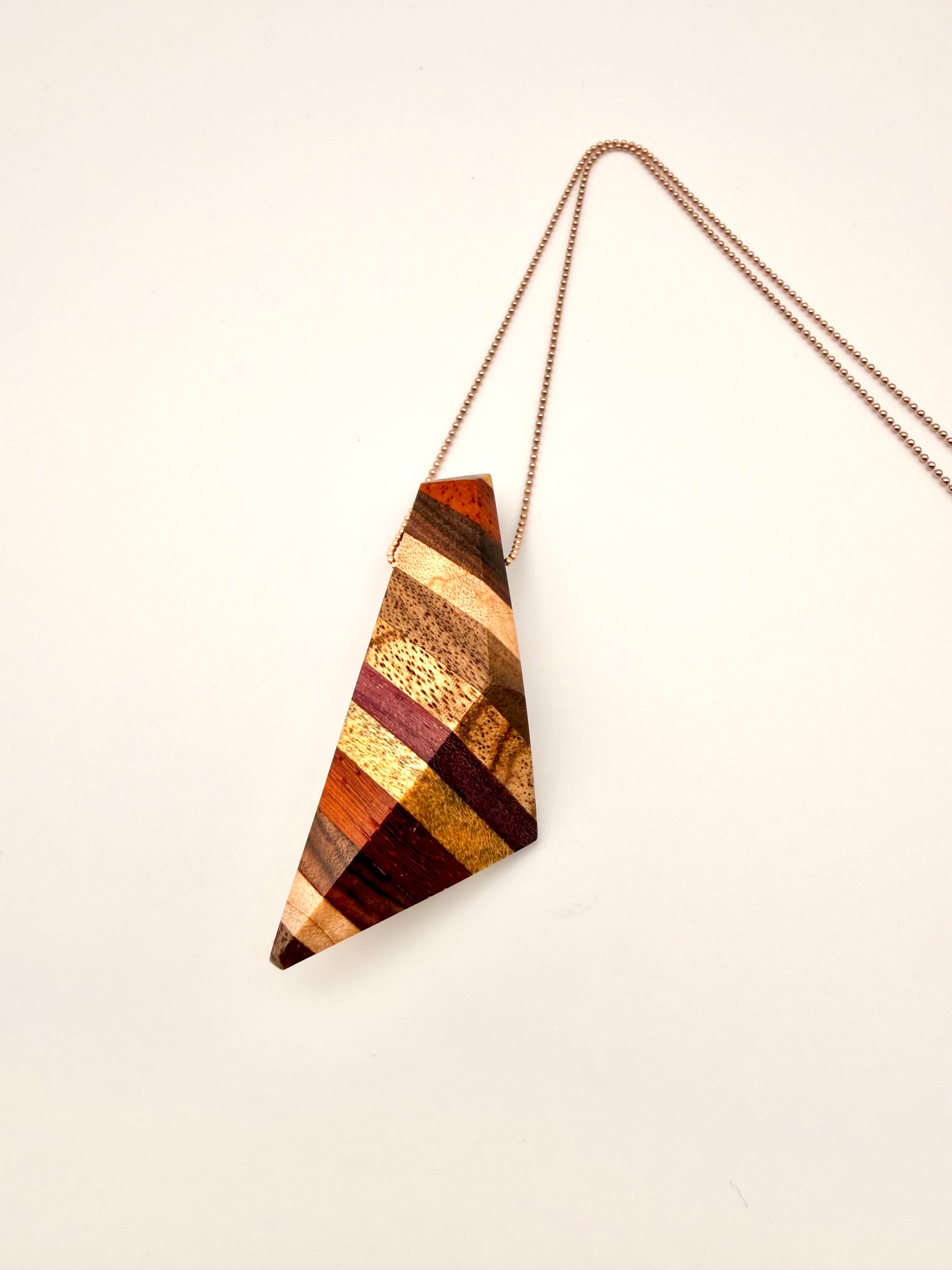 Rainbow Wood Pendant
