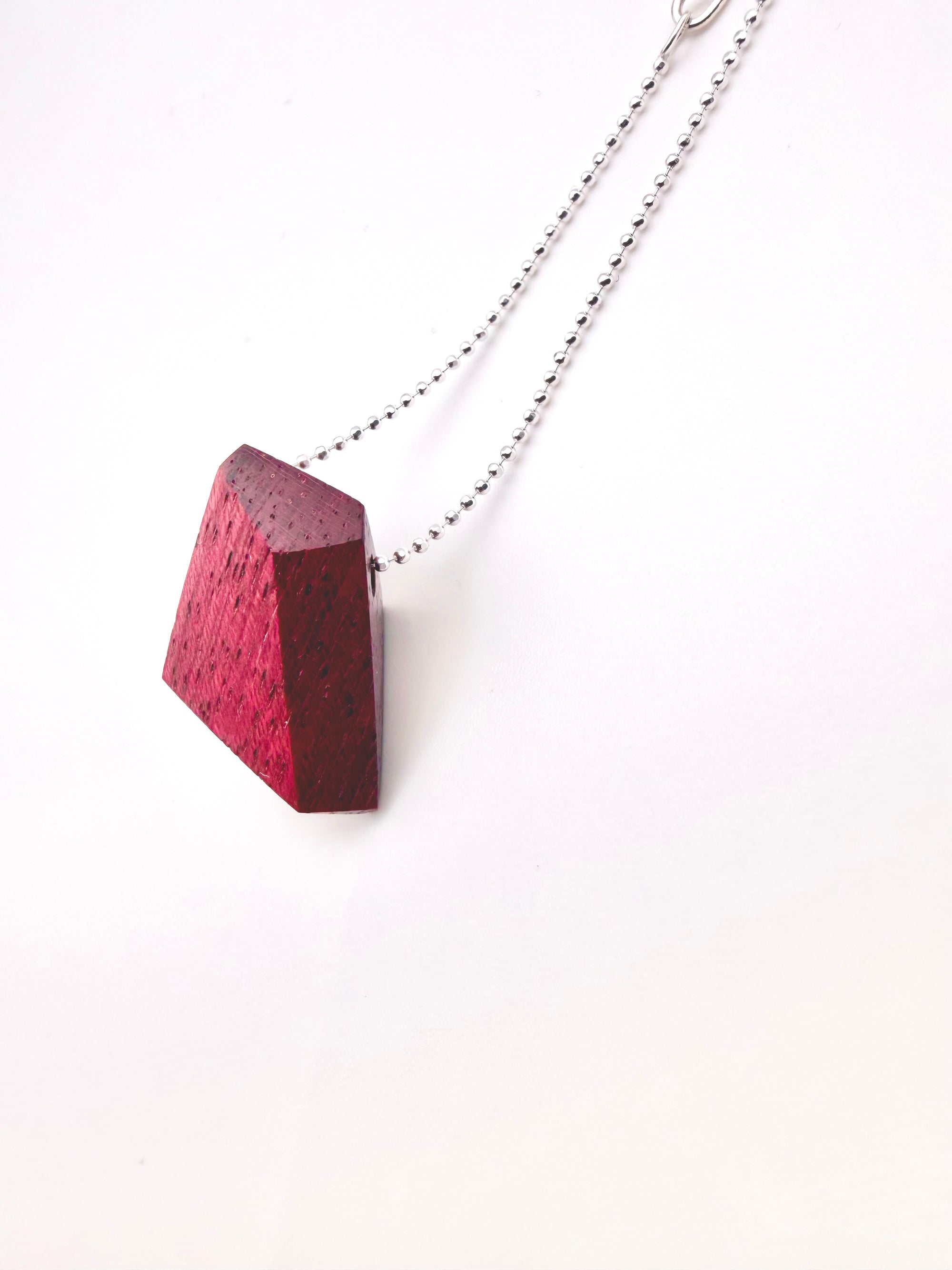 Purple Heart 18” Diamond Cut Bead Chain