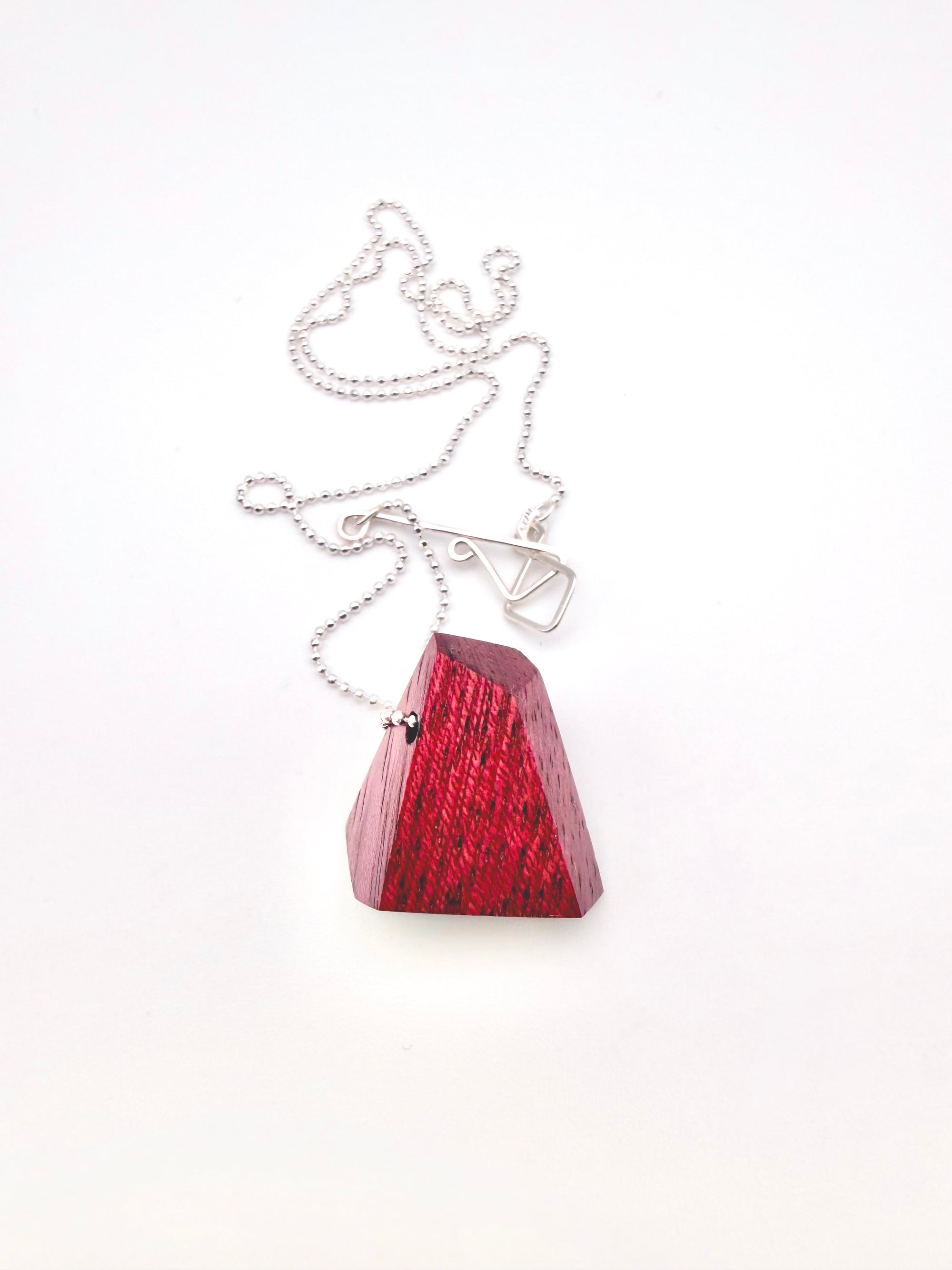 Purple Heart 18” Diamond Cut Bead Chain