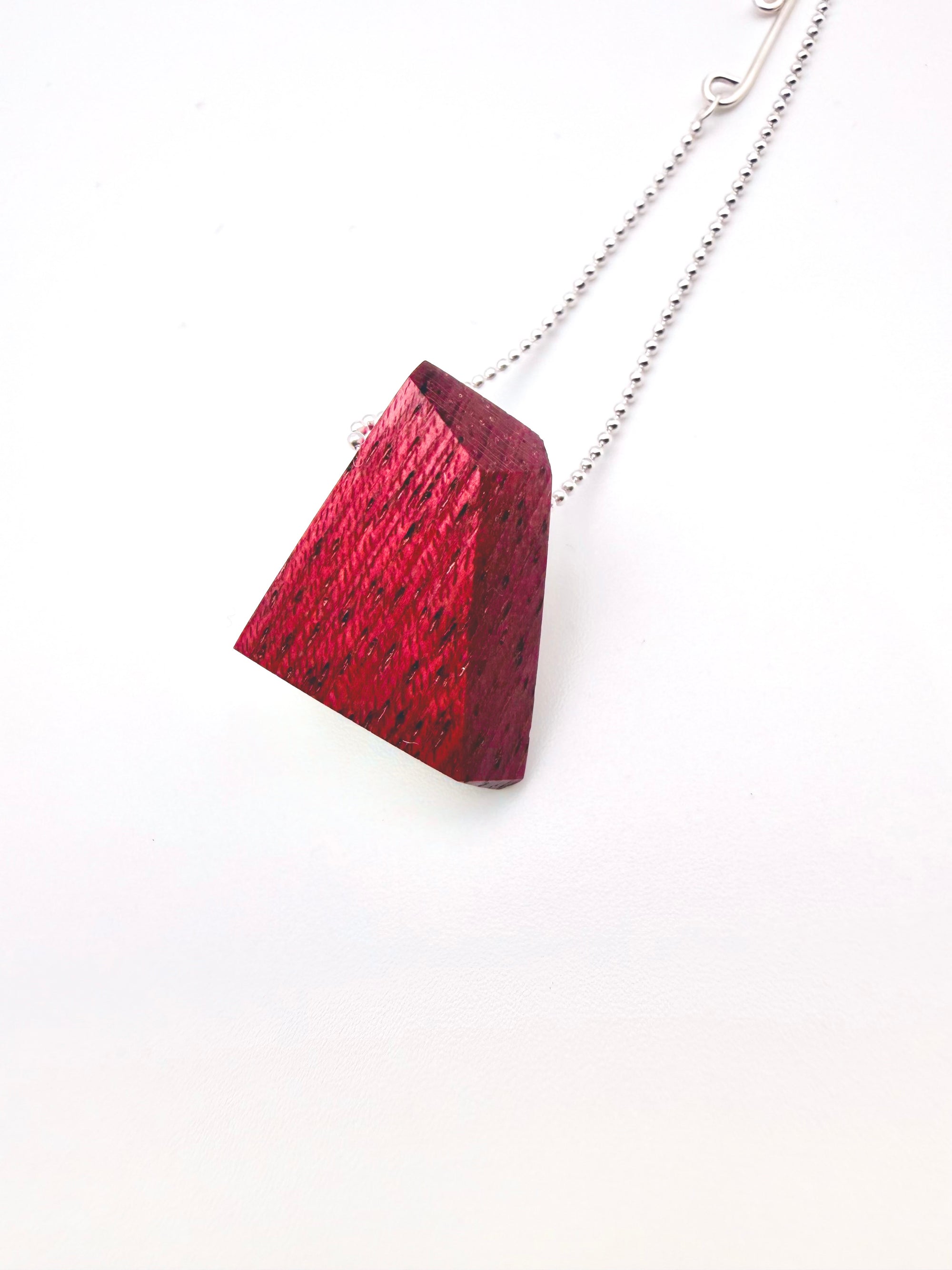 Purple Heart 18” Diamond Cut Bead Chain