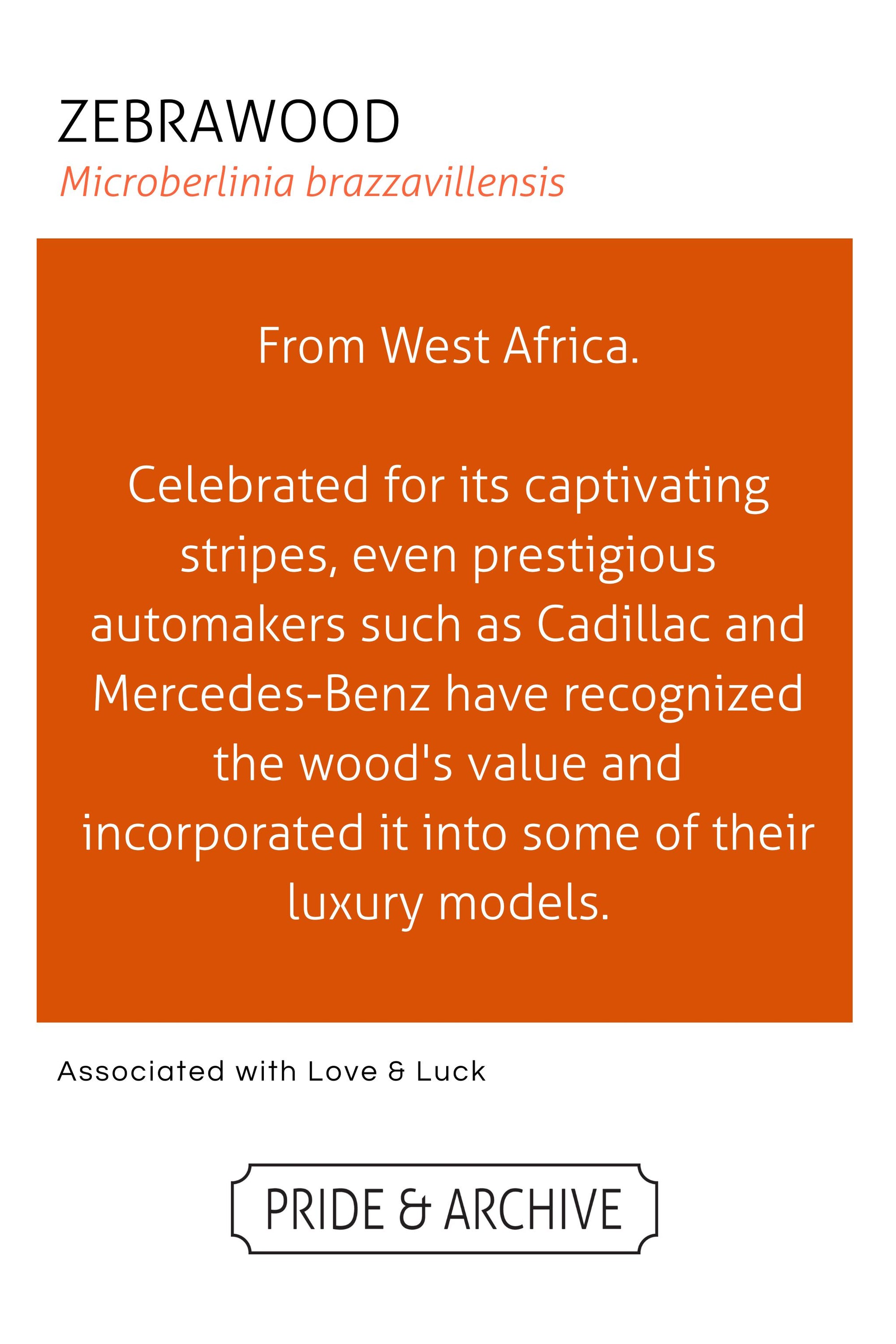 Tag with Zebra wood fun facts.